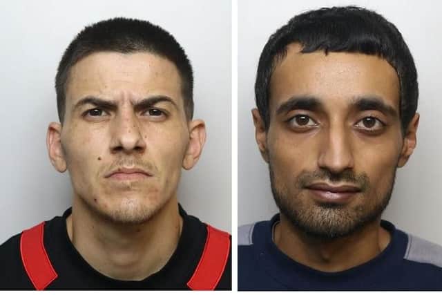 Daniel Quinn, left was jailed for life. Parminder Sanghera, right, was jailed for 10 and a half years.